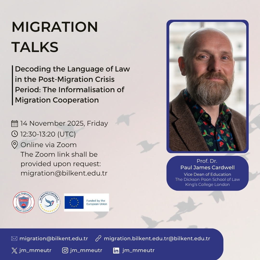 Migration Talks Series /  Prof. Dr. Paul James Cardwell
