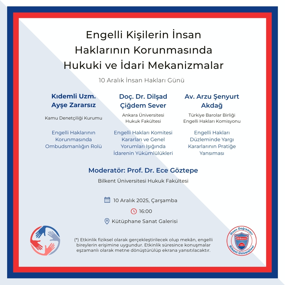 Bilkent İnsan Hakları Merkezi – 10 Aralık İnsan Hakları Günü Paneli