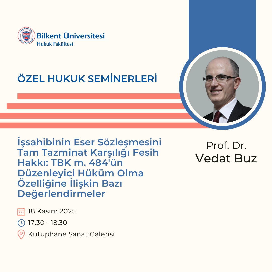 Özel Hukuk Seminerleri Başlıyor!