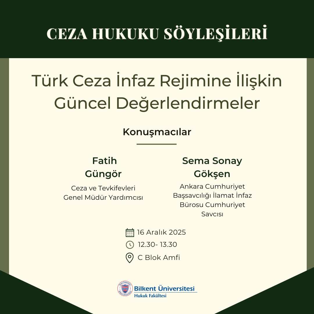 Ceza Hukuku Söyleşileri Başlıyor!