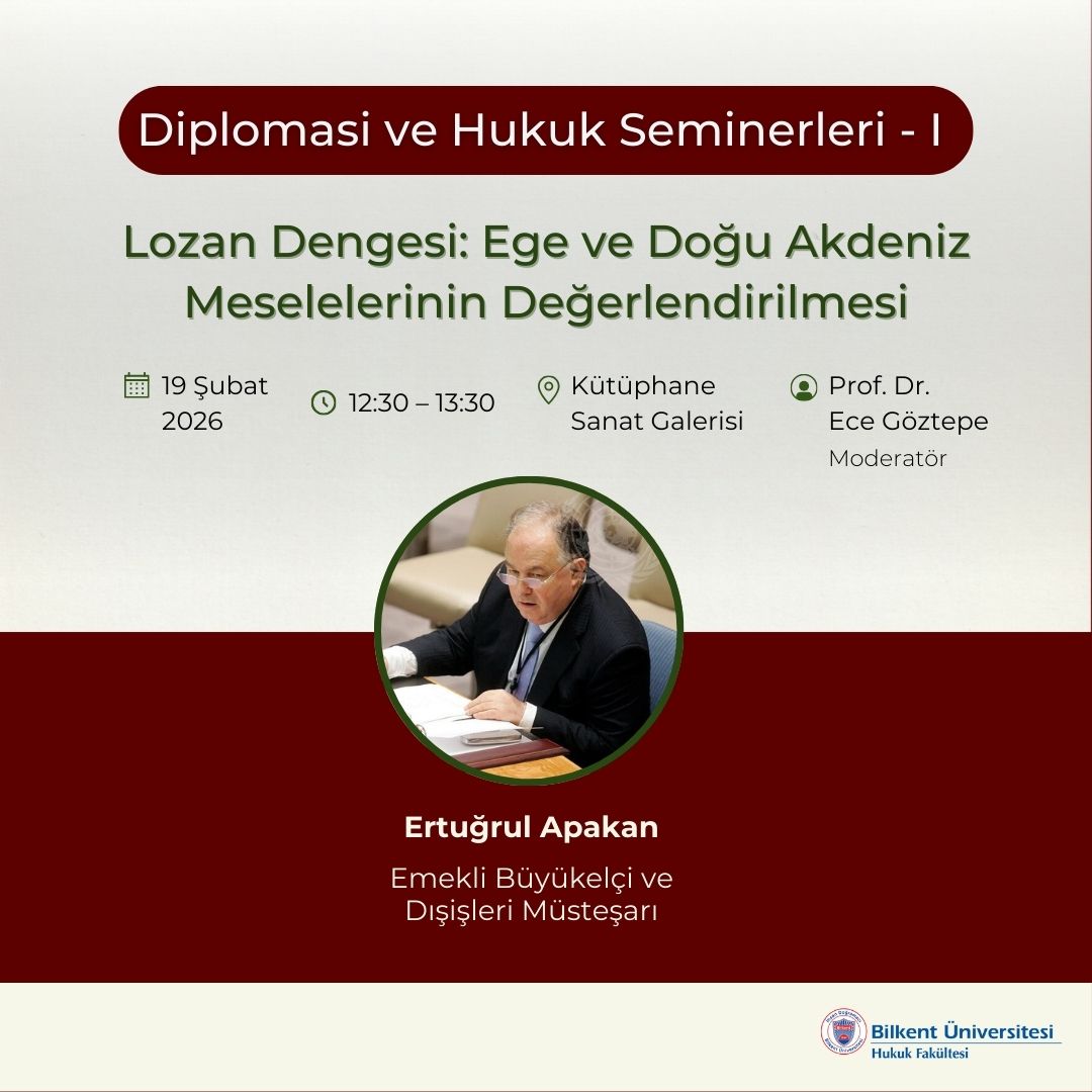 Diplomasi ve Hukuk Seminerleri başlıyor!