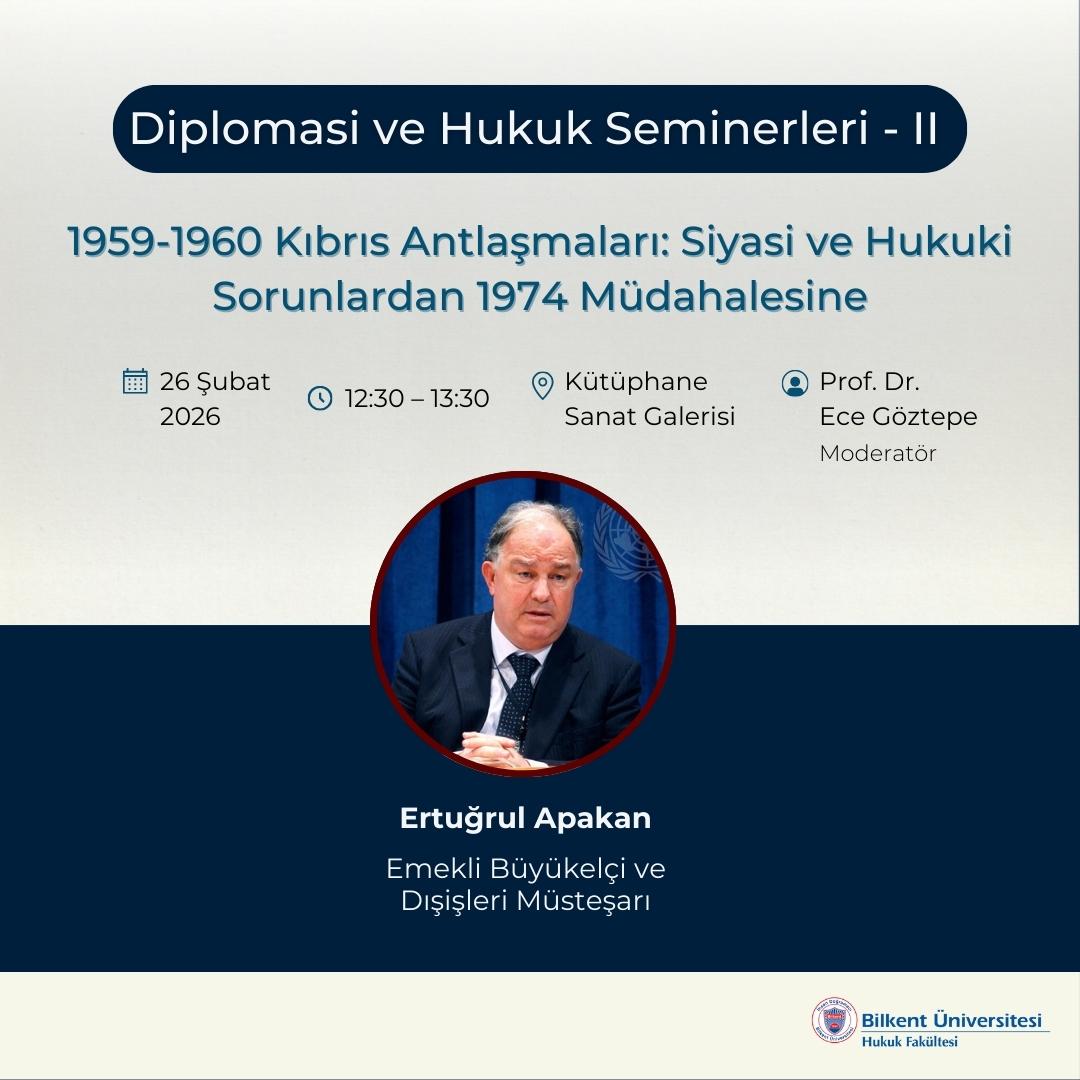 Diplomasi ve Hukuk Seminerleri Devam Ediyor!