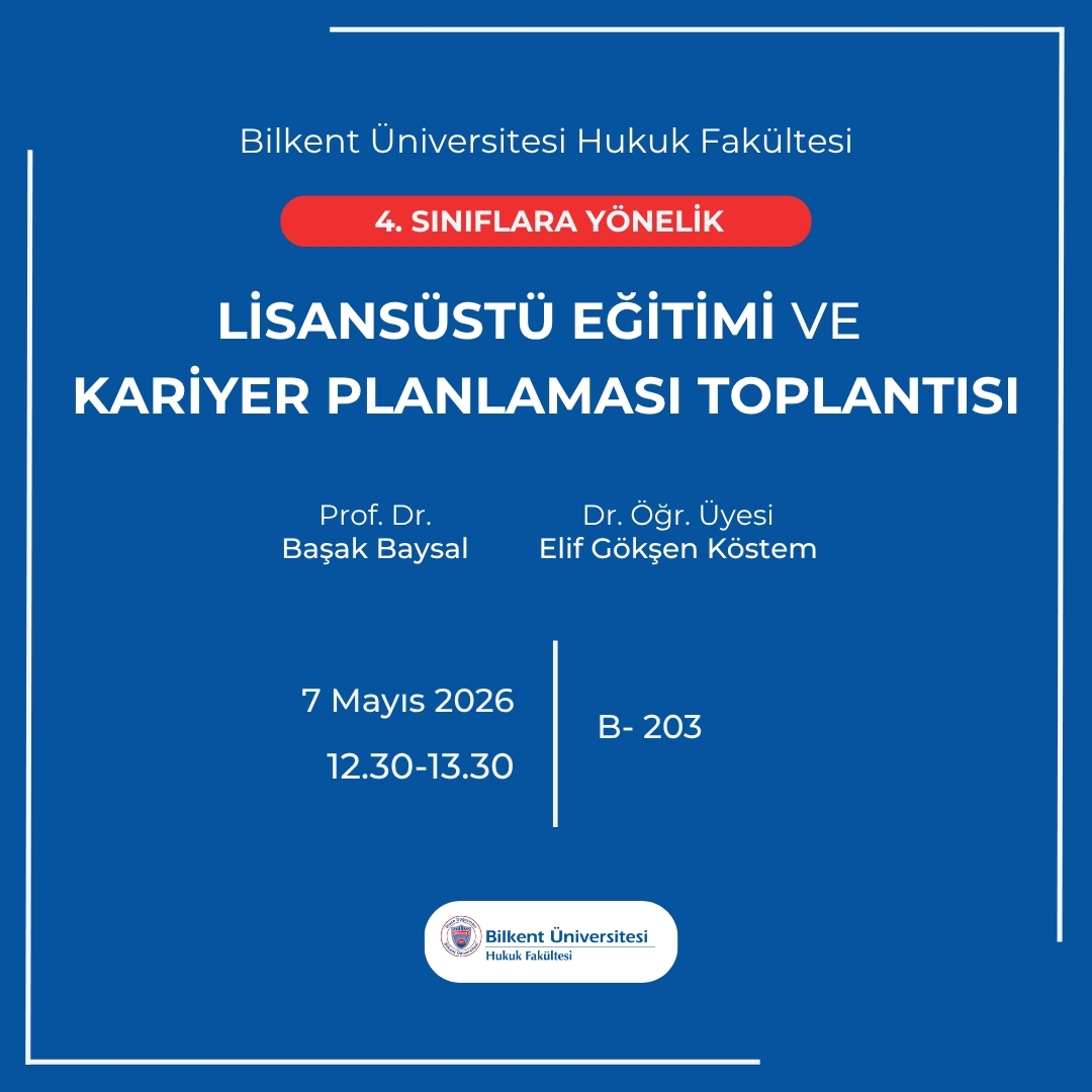 Lisansüstü Eğitimi ve Kariyer Planlaması Toplantısı