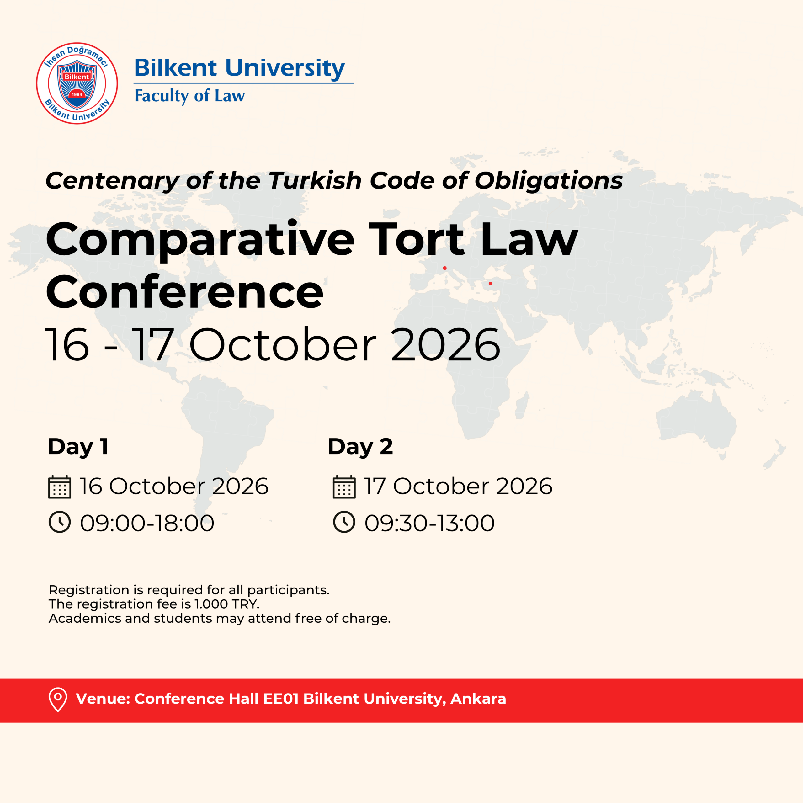 Comparative Tort Law Conference | 16-17 October 2026