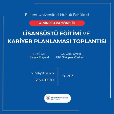 Lisansüstü Eğitimi ve Kariyer Planlaması Toplantısı