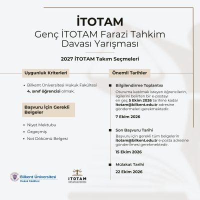Applications are now open for the ITOTAM Moot Court Competition Team Selection!