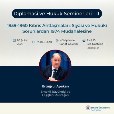 Diplomasi ve Hukuk Seminerleri Devam Ediyor!